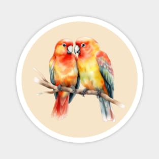 Two Love Birds Magnet